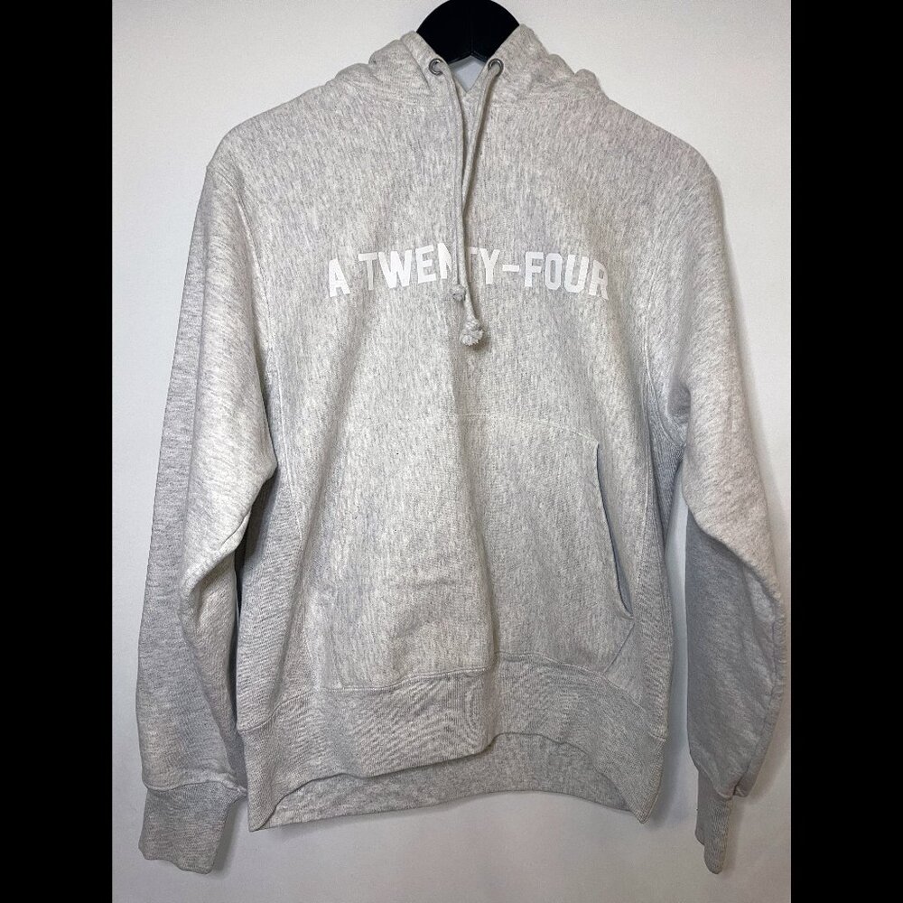 Authentic Unisex A24 Hoodie, Grey (Small/Ch/P)